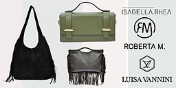 Заложи на чанта от естествена кожа снимка