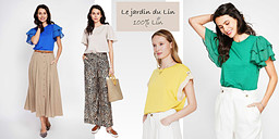 Le jardin du Lin - модно дефиле с акцент на лен и памук снимка