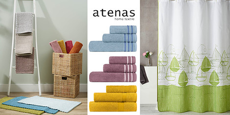 Atenas - текстилни акценти за банятаснимка