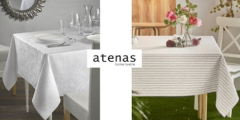 Atenas - текстил за трапезата в класическа цветова гамаснимка