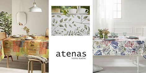 Atenas - покривки с цветни принтовеснимка