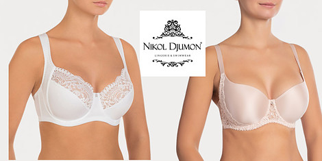 Nikol Djumon - бельо в бели и бежови нюансиснимка