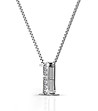 Позлатено дамско колие с висулка цифра 1 с кристали Swarovski-0 снимка