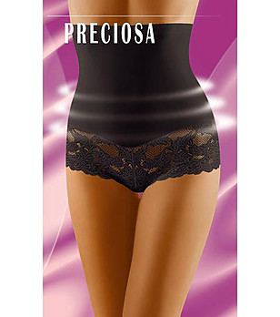 Черни оформящи бикини - колан с висока талия Preciosa снимка