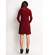 Рокля в цвят бордо Enita-1 снимка