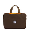 Чанта за лаптоп в кафяво и жълто 40x29 см-1 снимка