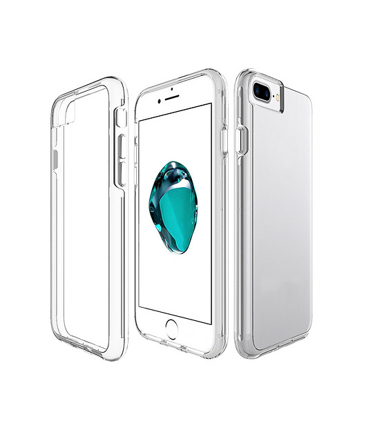 Прозрачен твърд протектор за iPhone 7+/8+ снимка
