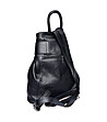 Дамска раница от естествена кожа в черно Abra-2 снимка