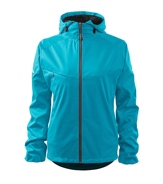 Дамско softshell яке Mariah в светлосиньо снимка