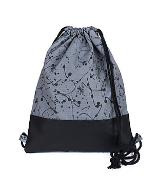 Unisex раница в цвят графит и черно Eliana снимка