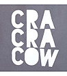 Сива дамска памучна чанта с бял надпис Carla-4 снимка