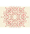 Постелка в цвят екрю и розово Mandala 52х75 см-0 снимка