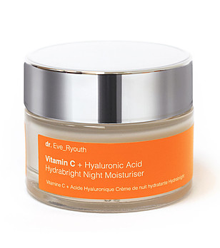 Нощен хидратиращ крем за лице с витамин C и хиалуронова киселина 50 мл снимка