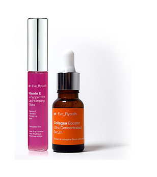 Комплект от гланц за устни и серум за лице снимка