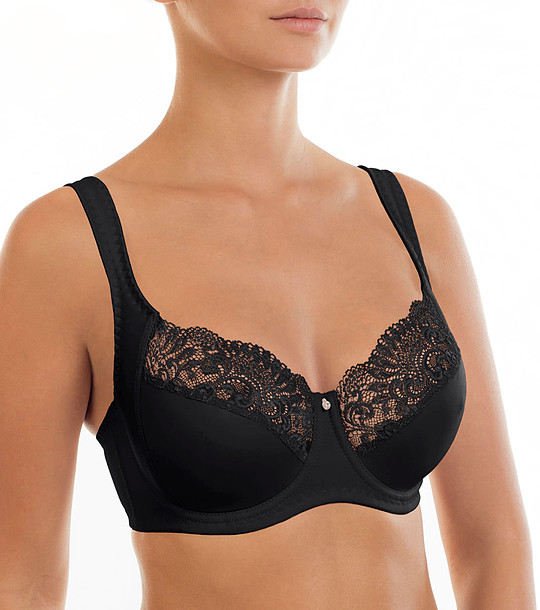 Сутиен Oriha в черно с дантела снимка