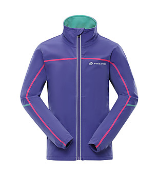 Лилаво детско soft shell яке Technico снимка