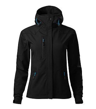 Черно дамско спортно softshell яке Nano снимка