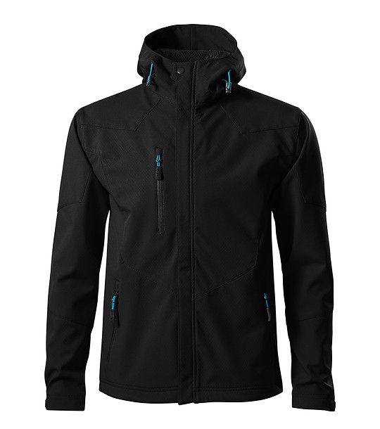 Черно мъжко спортно softshell яке Nano снимка