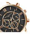Дамски часовник хронограф в розовозлатисто и черно Ivy-2 снимка