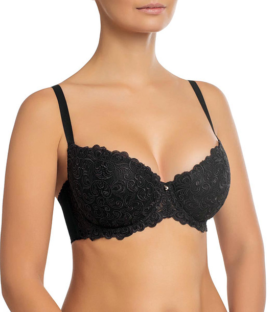 Ефектен черен сутиен Evelen снимка