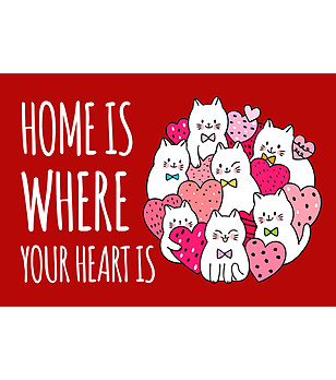 Постелка Home is 75х52 см снимка