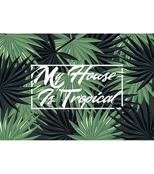 Постелка в зелени нюанси Tropical снимка