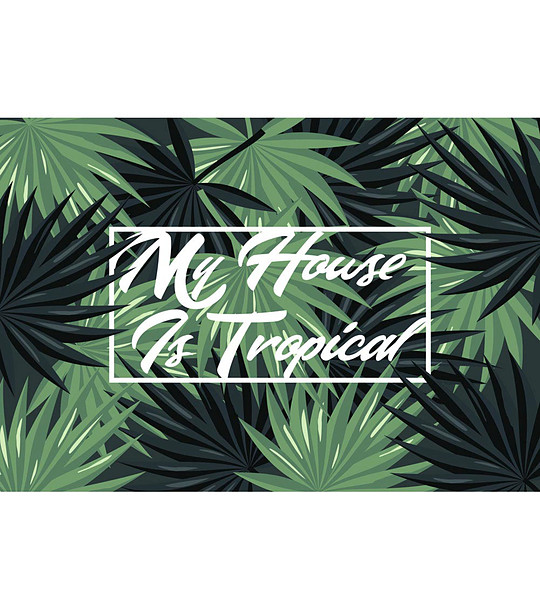 Постелка в зелени нюанси Tropical снимка