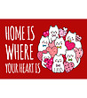Постелка Home is 75х52 см-0 снимка
