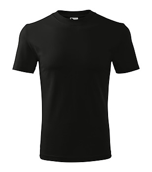 Unisex памучна тениска в черно Classic снимка
