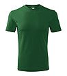 Unisex памучна тениска в зелено Classic-0 снимка