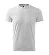 Unisex памучна тениска в светлосив меланж Heaver-0 снимка