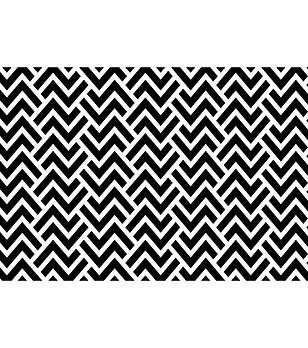Постелка с принт Black Zigzag 52х75 см снимка