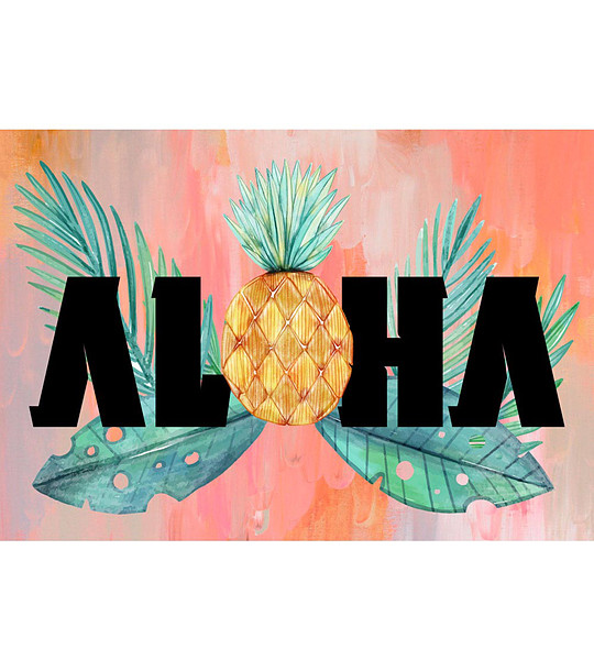 Постелка с принт Aloha 52х75 см снимка