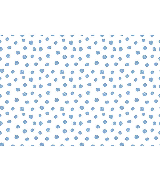 Постелка с принт Blue dots 52х75 см снимка