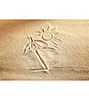 Постелка с принт Print on sand 52х75 см-0 снимка