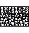 Постелка с принт Skulls 52х75 см-0 снимка
