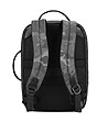 Черна раница с камуфлажен принт в предната част и USB порт-1 снимка