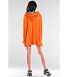 Рокля с качулка в оранжево Adolfina-1 снимка