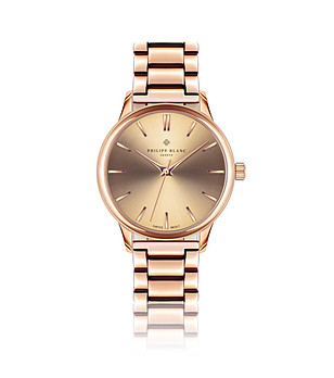 Розовозлатист unisex часовник Lugano снимка