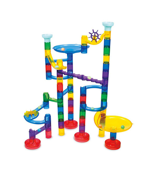 Супер писта със светещи топчета Glow Super Marble run снимка