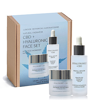 Комплект от серум и крем с канабидиол и хиалурон снимка