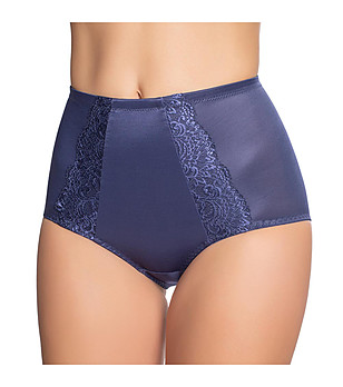 Тъмносини бикини с висока талия Viktoria снимка