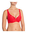 Червен сутиен с подплатени чашки Catharina-0 снимка