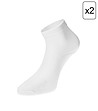 Комплект от 2 чифта Unisex бели чорапи 2ULIANO-0 снимка