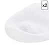 Комплект от 2 чифта Unisex бели чорапи 2ULIANO-2 снимка