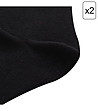 Комплект от 2 чифта черни Unisex чорапи 2ULIANO-3 снимка