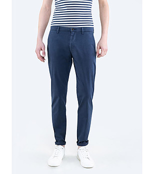 Тъмносин мъжки панталон Tomy снимка