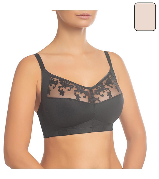 Бежов сутиен без банели Alex-Sandra снимка