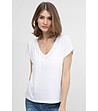 Дамска бяла тениска Valeria-0 снимка