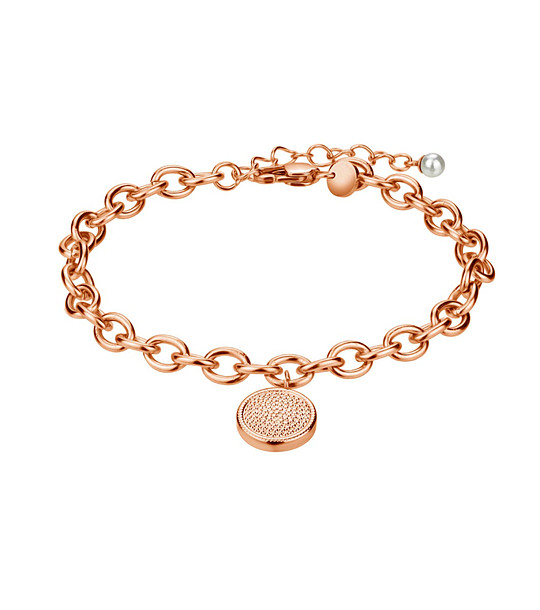 Дамска розовозлатиста гривна Helene снимка